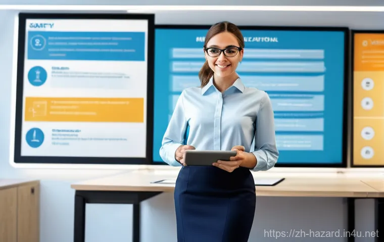 위험물관리사 자격증 유지 조건 - **Prompt 1: Digital Safety Professional Managing Qualifications**
    A highly detailed, realistic i...