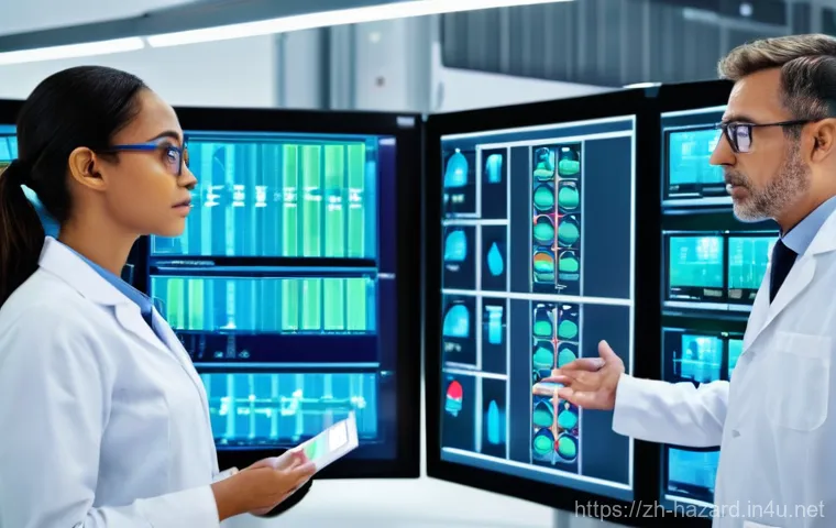 위험물관리사 실기 시험 예상 문제 - **Prompt:** A group of adult chemical plant safety professionals, both male and female, in a modern,...