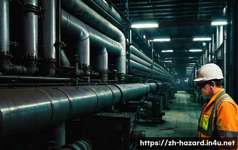 위험물관리사 실무에서 발생한 실제 사고 사례 - **Prompt 1: The Hidden Flaw in the Industrial Labyrinth**
    "A highly detailed, realistic photogra...